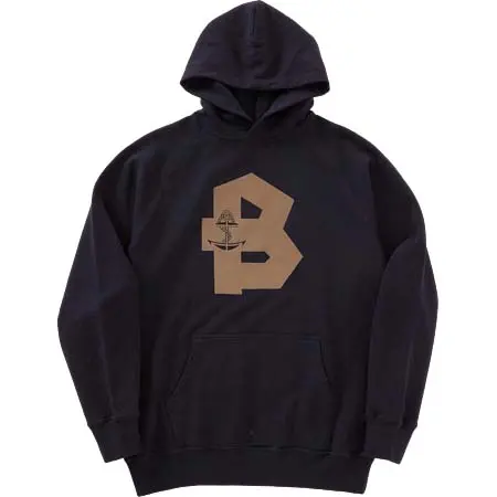 BLUE BLUE (ブルーブルー) フロッキー スクエア B プルパーカ