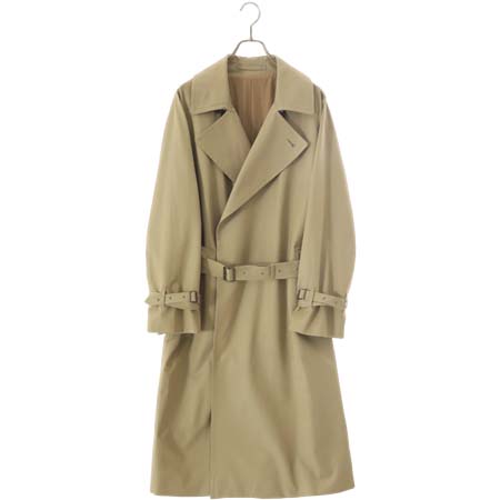 blurhms(ブラームス) Gabardine Double Belt Trench Coat