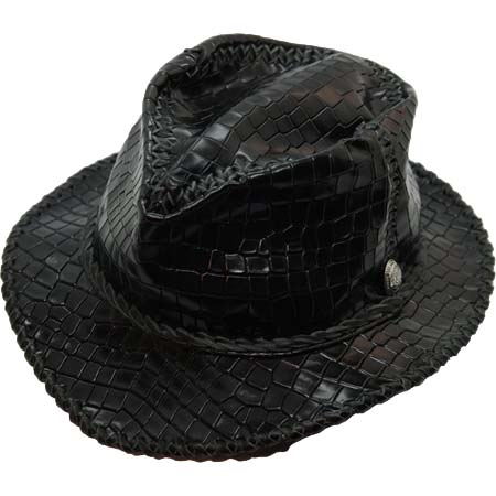 Bobby Art Leather(ボビーアートレザー) シルバーロゴコンチョ付 Wild Leather Hat