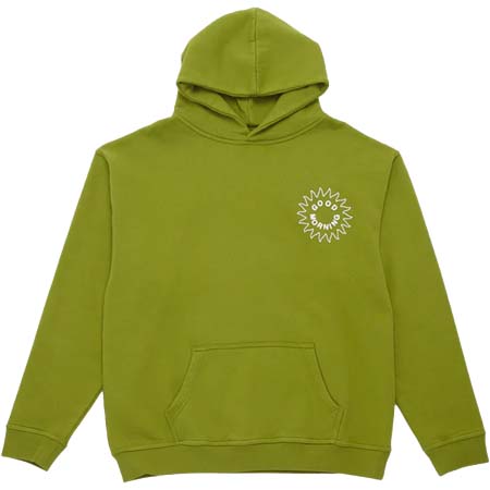 bonjour records(ボンジュールレコード) Good Morning Tapes/グッドモーニングテープス Spiral(Sun) Logo Fleece Sweat Hoodie