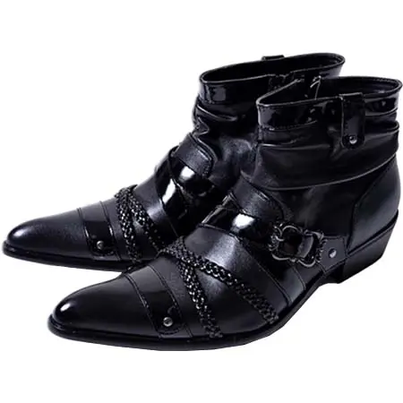 BOREDOM(ボアダム) クロスベルトショートドレープブーツ