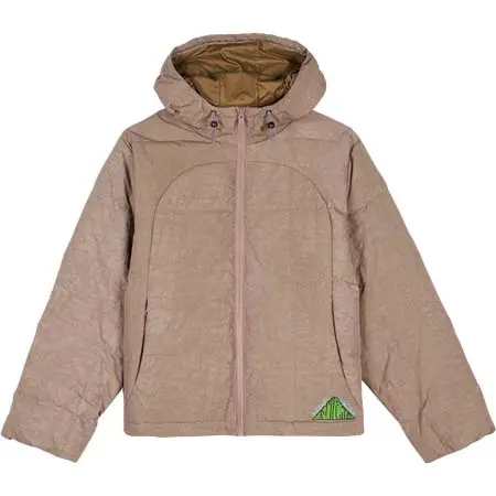 BRAIN DEAD(ブレインデッド) DIMENSION PUFFER JACKET -TAN-