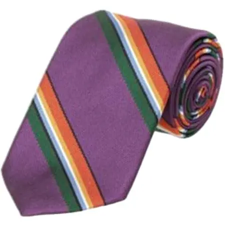 BREUER(ブリューワ) ネクタイ　多色ストライプ