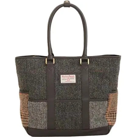 BRITISH GREEN(ブリティッシュグリーン) HARRIS TWEED トートバッグ