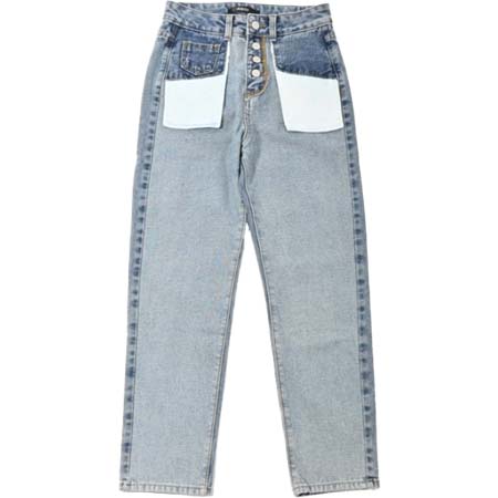 BULLISH(ブリッシュ) 裏使いポケット ボーイフレンドデニムパンツ