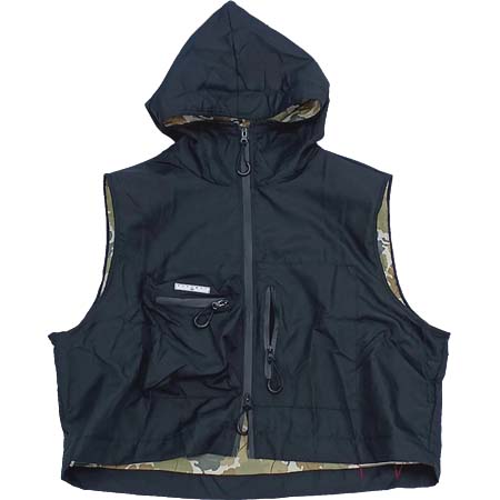 Burnout(バーンアウト) ショート丈ノースリーブジップアップフーディ