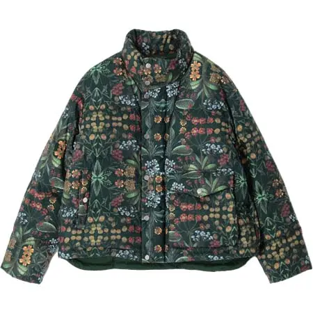 CABaN(キャバン) コットン PALERMOプリントダウンブルゾン