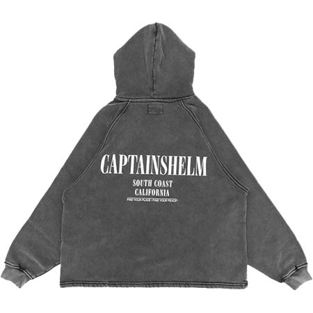 CAPTAINS HELM(キャプテンヘルム) SOUTH COAST WIDE HOODIE-BLACK