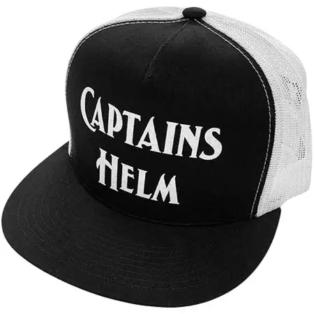 CAPTAINS HELM(キャプテンヘルム) CLASSIC LOGO MESH CAP -BLACK×WHITE