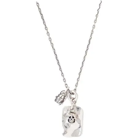 CHAN LUU(チャンルー) スカルｘビートルモチーフ ネックレス