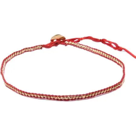 CHAN LUU(チャンルー) ゴールドビーズ アンクレット