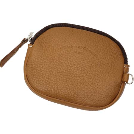 Charles et Charlus(シャルルエシャリュルス) マルチミニウォレット Porte Monnanie Gold レザー ブラウン