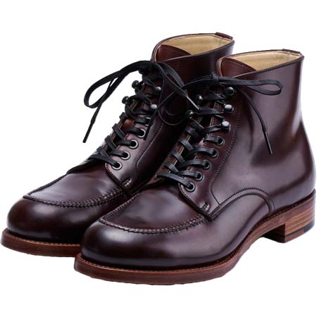 Chausser(ショセ) SU-110C　U-MOCHA LACE-UP BOOTS CORDOVAN BGD