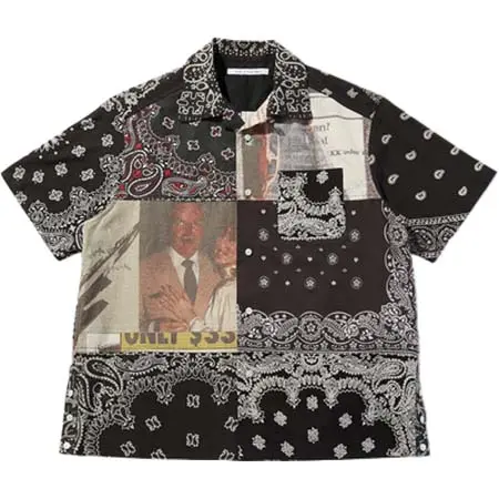 Children of the discordance(チルドレン オブ ディスコーダンス) ×YAGI BANDANA PATCH WORK SHIRTS SS