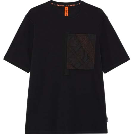 Christopher RAEBURN(クリストファーレイバーン) AIR BRAKE OFF-CUT PKT TEE BLACK