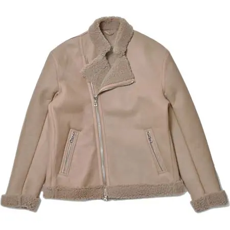 Cinquanta(チンクアンタ) ムートンレザーダブルライダース L925/2