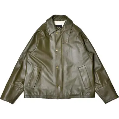 Cinquanta(チンクアンタ) ラムナッパレザートランスポートブルゾン(0.6mm厚) N712-1010