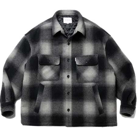 COOTIE (クーティー) Ombre Check Wool CPO Jacket