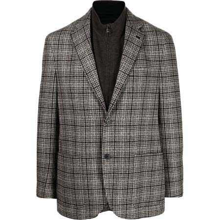 CORNELIANI(コルネリアーニ) チェック シングルジャケット