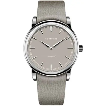 CORNICHE(コーニッシュ) ヘリテージ Heritage 36 シルバー グレー グレー 36mm