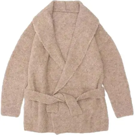 COSMIC WONDER(コズミックワンダー) Alpaca loop knit folk collar cardigan