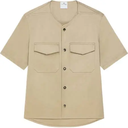 Courreges(クレージュ) COLLARLESS UTILITY SHIRT