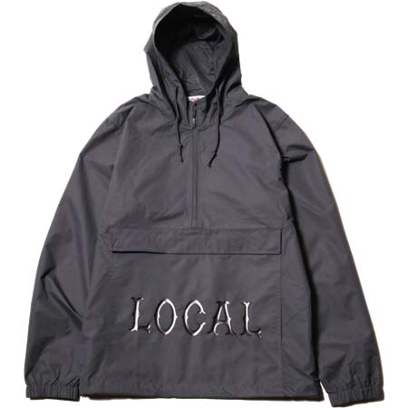 CUTRATE(カットレイト) CLASSIC LOCAL LOGO NYLON ANORAK HOODIE