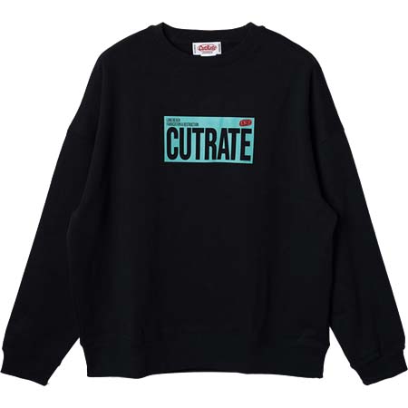 CUTRATE(カットレイト) UTRATE BOX LOGO CREW NECK SW