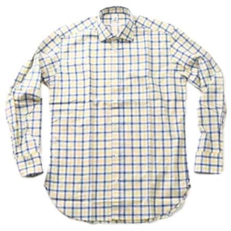 DANOLIS(ダノリス) コレクション スペシャルウォッシュド加工 ワイドカラー オックスフォード 長袖