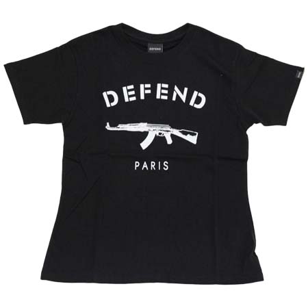 DEFEND PARIS(ディフェンド パリス) Tシャツ ブラック