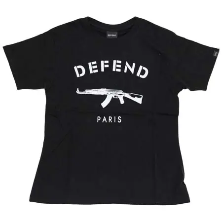 DEFEND PARIS(ディフェンド パリス) Tシャツ ブラック