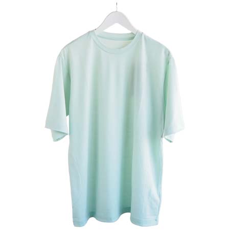 DESCENTE PAUSE(デサントポーズ) MERINO WOOL H/S T-SHIRT メリノウールハーフスリーブＴシャツ サックス