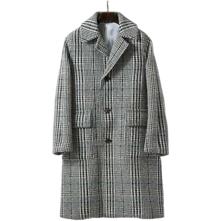 DESIGNWORKS(デザインワークス) Vandori / ヴァンドリ グレンチェック ニットコート