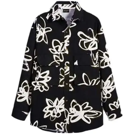 Desigual(デシグアル) ユーティリティフラワーシャツ