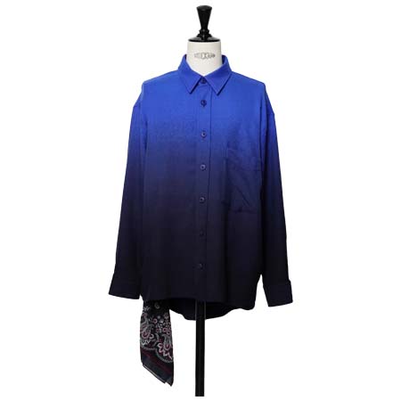 destin(デスティン) “ANDREA”ボヘミアンウールシャツ-FADE-