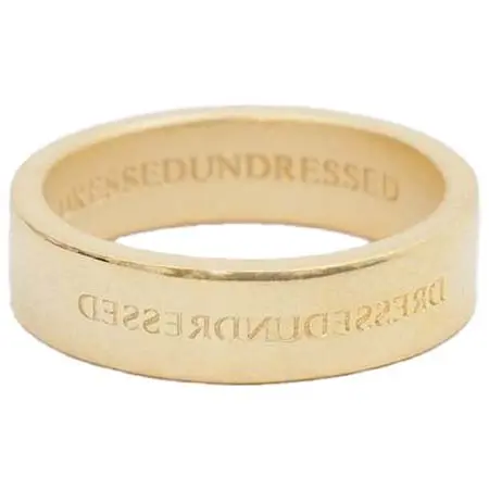 DRESSEDUNDRESSED(ドレスドアンドレスド) Polished Logo Ring