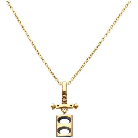 Dr MONROE(ドクターモンロー) K18ゴールドオーバルホールペンダント FC-268-K18