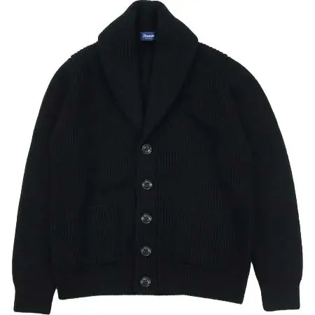 Drumohr(ドルモア) ミドルゲージ ショールカラーニットカーディガン