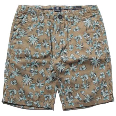 DSTREZZED(ディストレス) プリント コットン ショートパンツ