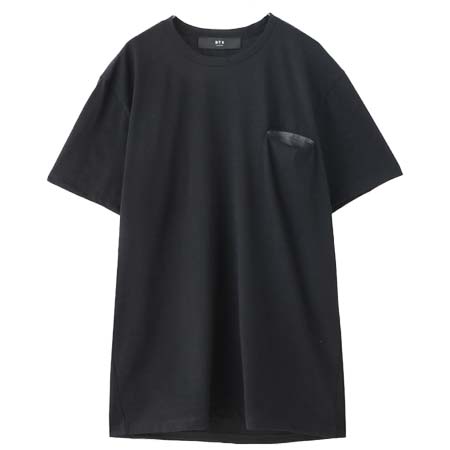 DtE in California(ディーティーイー) Wool T-Shirts W/Contrast Slash Chest Pocket