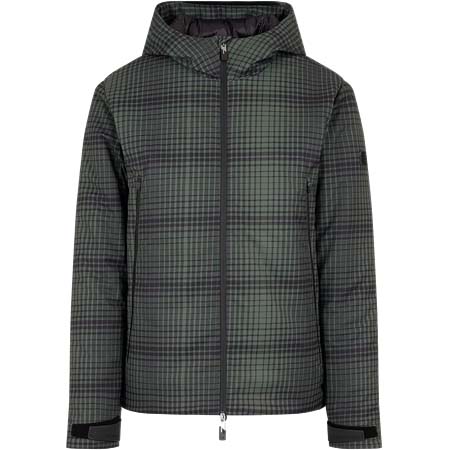 EA7 EMPORIO ARMANI(イーエーセブンエンポリオアルマーニ) パデッドジャケット フード＆プリント