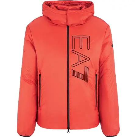 EA7 EMPORIO ARMANI(イーエーセブンエンポリオアルマーニ) パデッドジャケット テクニカルファブリック フード付き