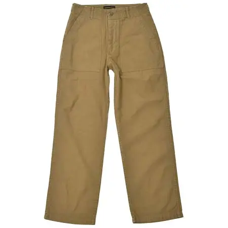 EAST HARBOUR SURPLUS(イーストハーバーサープラス) ベイカーパンツ TEXAS 92 GREEN コットン カーキ