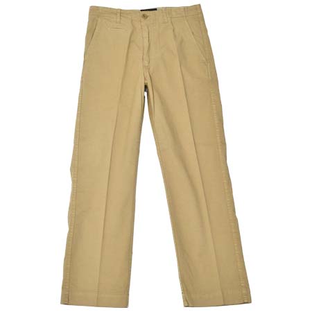 EAST HARBOUR SURPLUS(イーストハーバーサープラス) チノパンツ AXEL 73 BEIGE コットン ポリウレタン ベージュ