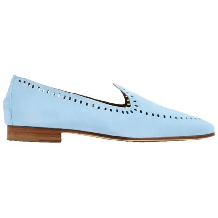 EDHEN(エデン) カットアウト スエード ローファー