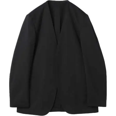 EDITION(エディション) ウールギャバ ノーカラージャケット