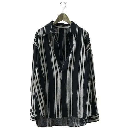 EGO TRIPPING(エゴトリッピング) DOBBYSTRIPE SHIRTS