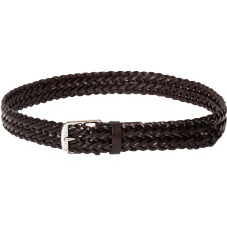 E. MARINELLA – Napoli(マリネッラナポリ) スターラプ レザーメッシュベルト ブラウン