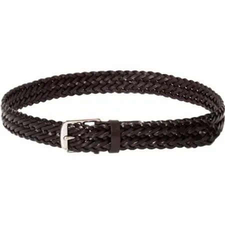 E. MARINELLA – Napoli(マリネッラナポリ) スターラプ レザーメッシュベルト ブラウン