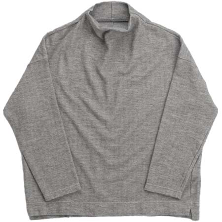 EMINENT(エミネント) FIRMUM　オージーウール 杉綾柄ジャガードニット ボトルネック オーバーサイズプルオーバー